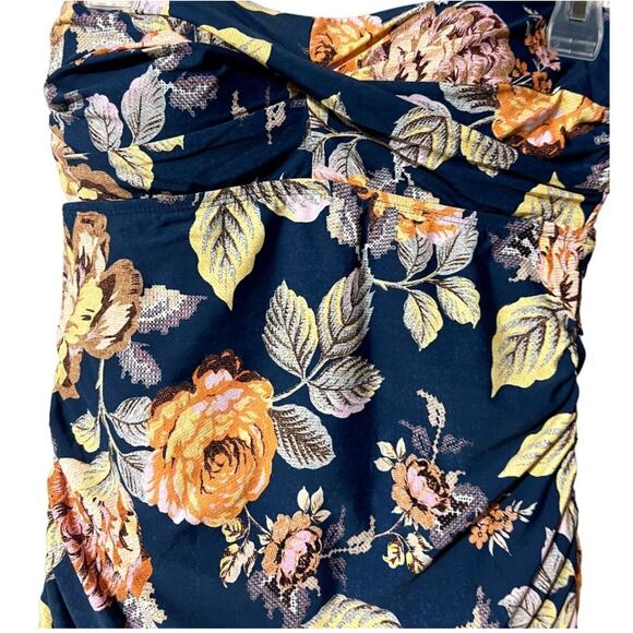 Nwt JANTZEN Women's Blue Vamp Tapestry One Piece Swim Dress Size 10 - Picture 5 of 10